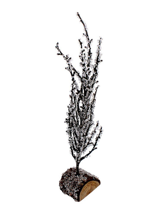 Weihnachtsdekorationen mit Bäumen 38cm Transparentes Acryl-Hantrakia Holzbasis