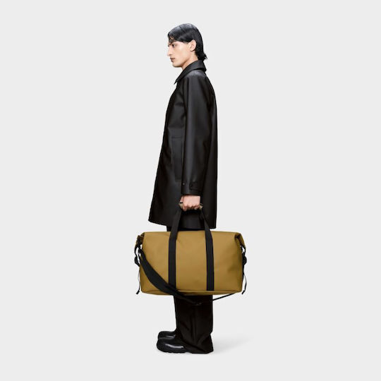 Rains Hilo Weekend Bag W3 Σακ Βουαγιάζ Πλάτης Κίτρινο Υφασμάτινο Π26εκ.