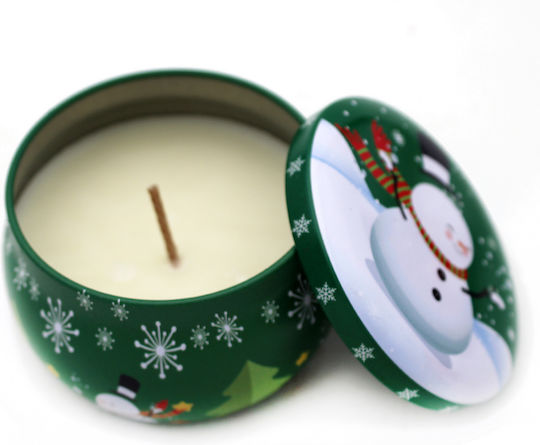 Christmas Metallic Candle 6x4cm (Μiscellaneous Colors)