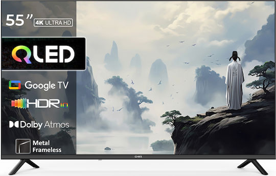 CHiQ Смарт Телевизор 55" 4K UHD QLED UJA55QM10GP HDR (2025)