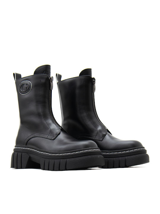 Annia Women's Ankle Boots Black/White