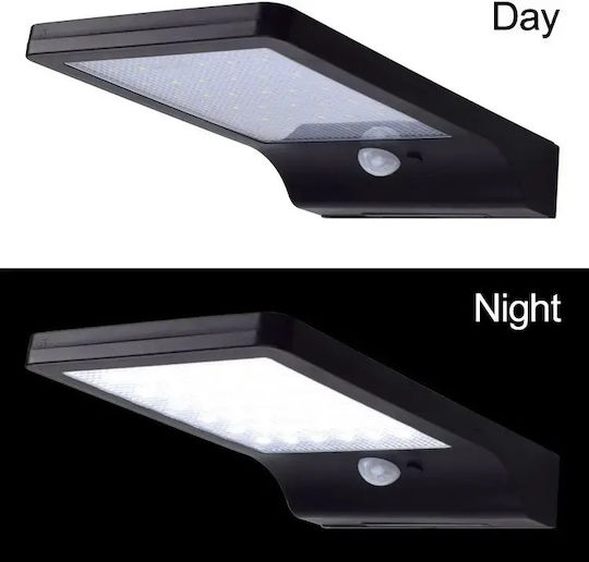 Universo Illuminazione Wall Mounted Solar Light 10W with Motion Sensor and Photocell IP65 15cmx55cmcm