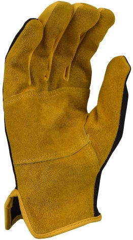 Dewalt Gloves for Work Driver Black Leather/Polyester Guide 1pcs