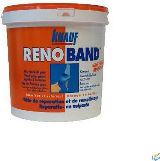 Knauf Renoband Wood Putty Water White 1lt