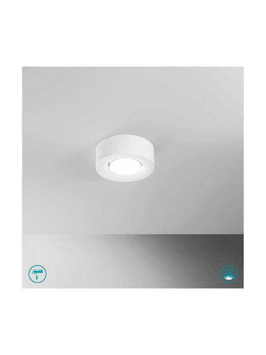 Fan Europe Deckenleuchte 14cm Weiß mit Fassung GX53