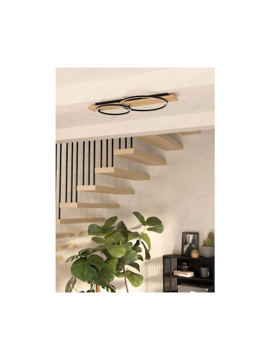 Eglo Boyal Plafonieră de Tavan 78buc Maro cu LED Integrat