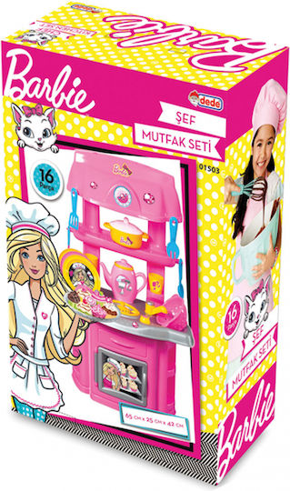 Dede Κουζίνα Barbie Barbie για 3+ Ετών 16τμχ