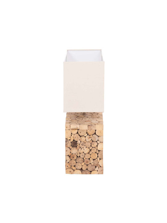 Freebox Table Lamp with White Shade