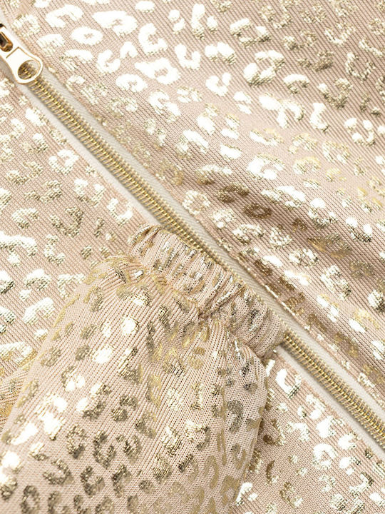 Kinderstrickjacke Gold