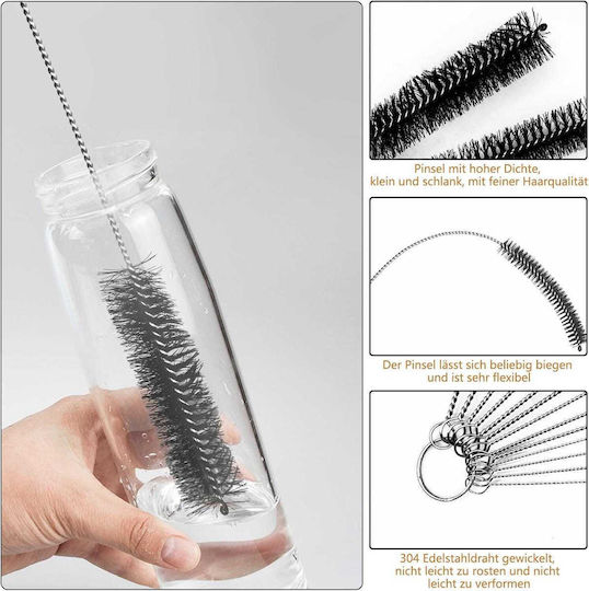 Set Perii De Curățare Paie Și Țevi Set Perii Țevi 210mm 26 Bucăți X00235A6MZ