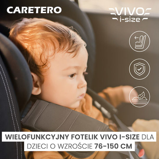Caretero Vivo Baby Car Seat i-Size with Isofix Graphite