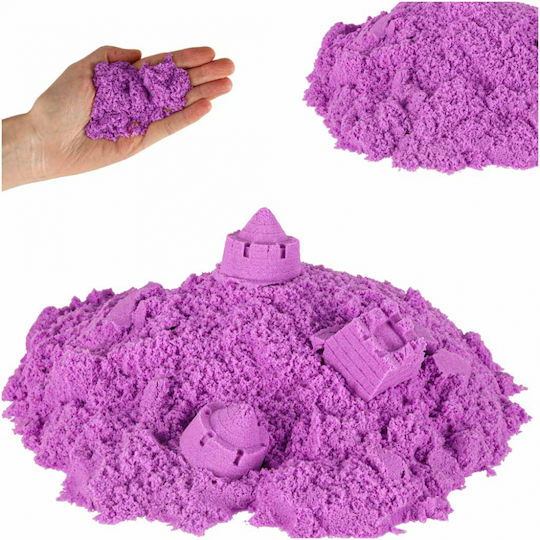 Bau- und Konstruktionsspielzeug mit Sand Kinetic Sand Lila 1000gr Für Kinder Ab 3 Jahren