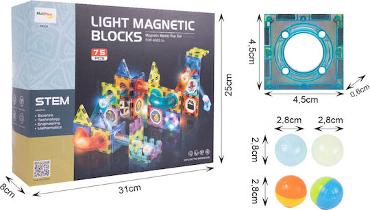 MalPlay Magnetisches Spielzeug Bau- und Konstruktionsspielzeug