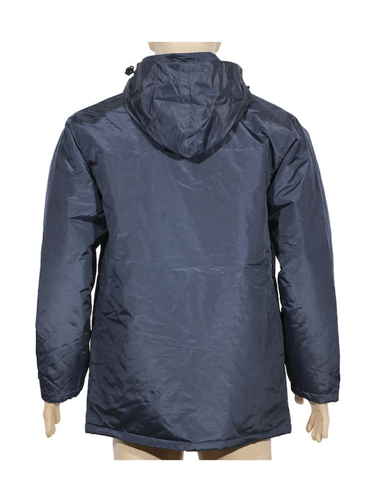 Fageo Arbeitsjacke mit Kapuze Schwarz