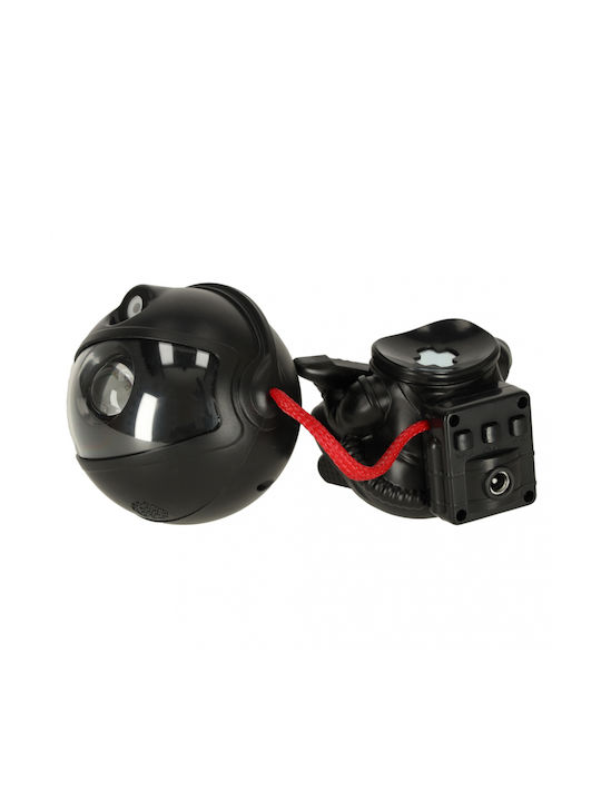 ikonka Led Παιδικό Φωτιστικό Projector με Προβολή Αστεριών Μαύρο