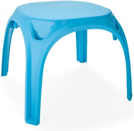 Set Masă cu Scaune pentru Copii din Plastic Albastru Pilsan