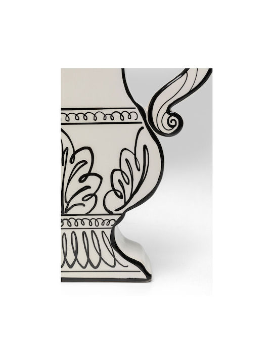 Kare Design Διακοσμητικό Βάζο Γυάλινο Μαύρο 23xΥ23.5cm