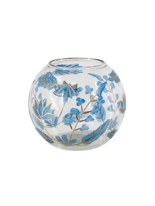 Artekko Decorative Vase Aphelios Transparent 14x12.5x14cm