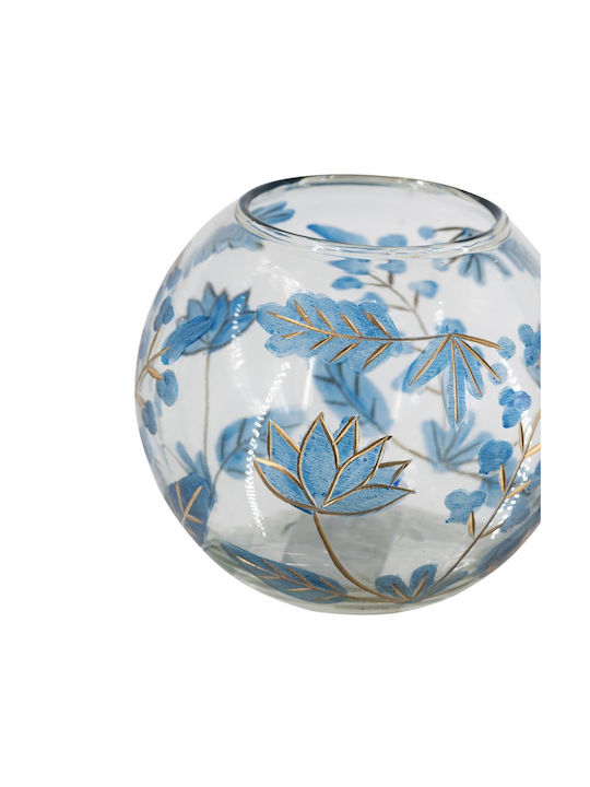 Artekko Decorative Vase Aphelios Transparent 14x12.5x14cm