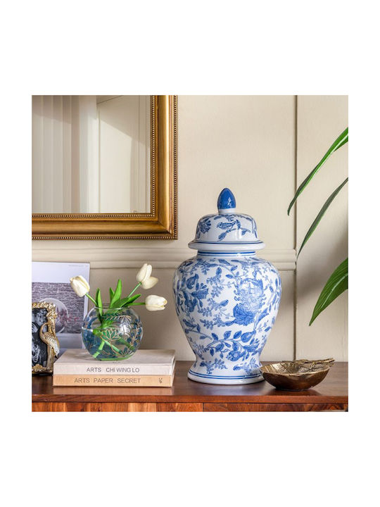 Artekko Decorative Vase Aphelios Transparent 14x12.5x14cm