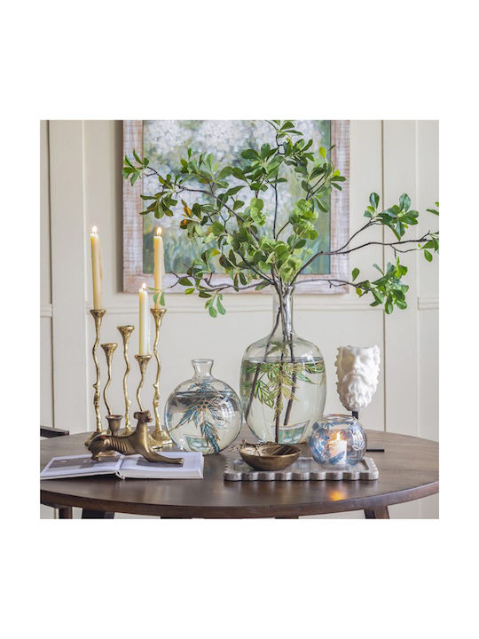 Artekko Decorative Vase Aphelios Transparent 14x12.5x14cm