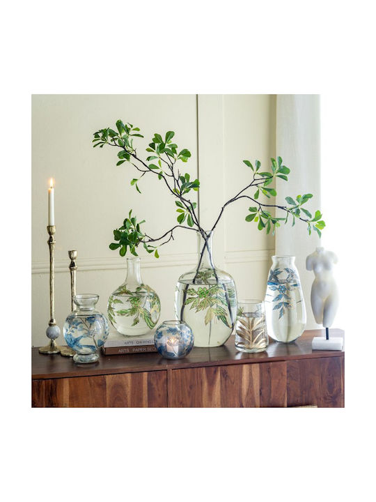 Artekko Decorative Vase Aphelios Transparent 14x12.5x14cm