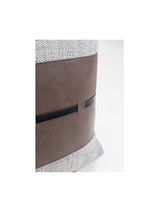 Kare Design Μαξιλάρι Καναπέ Vita Γκρι/καφέ 45x60εκ.