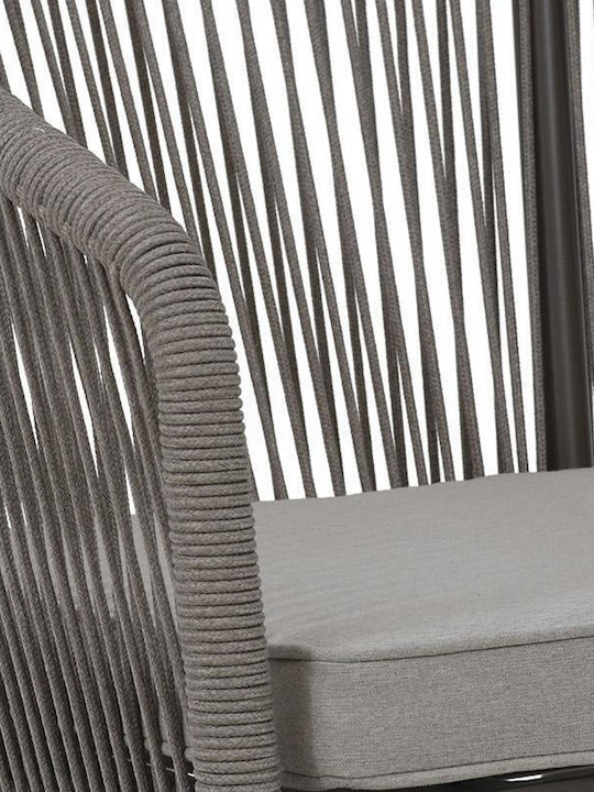 Fotoliu de exterior Aluminiu Altina Maro 57x62x81cm