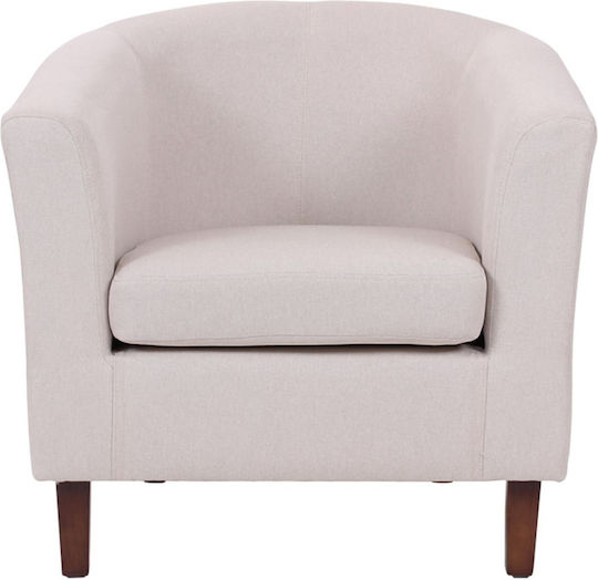 Πολυθρόνα Boga 75x73x74cm Μπεζ Πολυθρόνα Boga 75x73x74cm Μπεζ