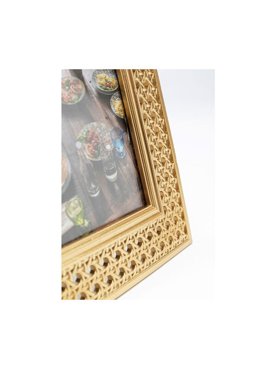 Kare Design Wooden Photo Frame With Gold Frame