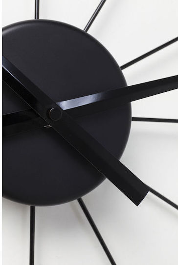 Kare Design Ceas de Perete Negru Ø100cm