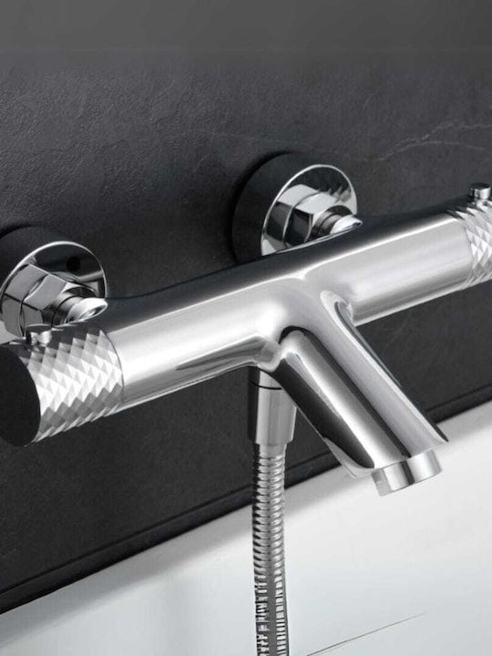 Imex Amestecare Baterie Cadă Termostatic Set complet Argintiu