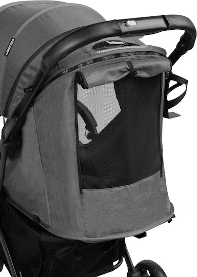 Caretero Trail Ρυθμιζόμενο Καρότσι Μωρού Kατάλληλο από 6+ Mηνών Graphite 8kg