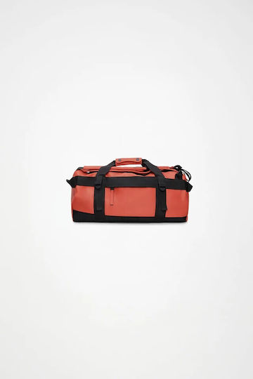 Rains Duffel Bag Small Sack Voyage Back Red Fabric M55xW28xH28cm