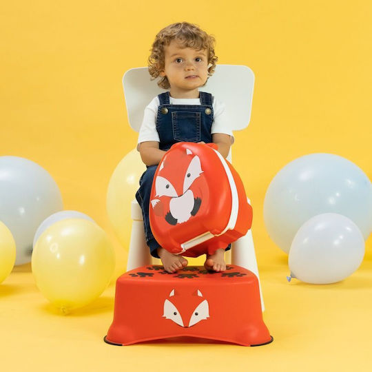 My Carry Potty Single Kids Step Stool Bathroom Orange
