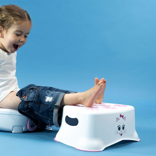 My Carry Potty Single Kids Step Stool Bathroom White
