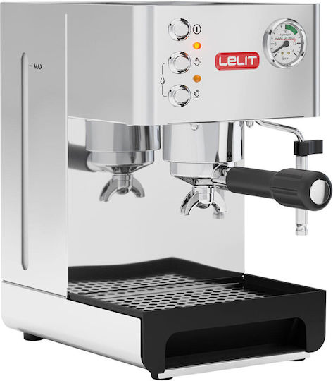 Lelit Anna PL41EM Pid Μηχανή Espresso 1050W Πίεσης 15bar για Cappuccino Ασημί