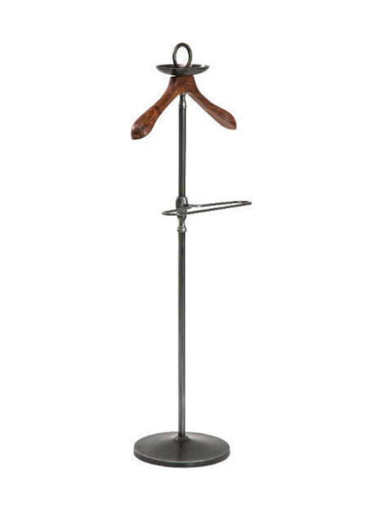 Kare Design Freistehender Kleiderständer Metallisch Schwarz 53.5x29x122cm
