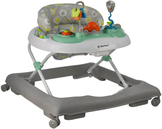 Bebe Stars Drive Baby Walker with Music for 6+ Months Gray