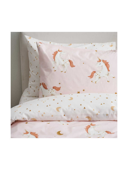 Vesta Home Παιδικό Πάπλωμα Μονό Kelly Ροζ 160x230εκ.