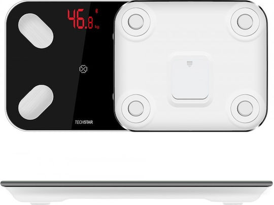 Cântar Smart 180kg cu Analizator de Grăsime Corporală și Bluetooth Negru