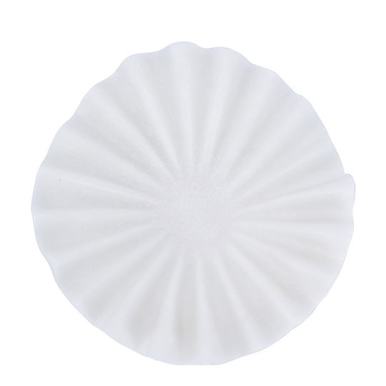 Artekko Coral Διακοσμητικό Μπωλ Πολυρητίνης Λευκό 25x24.5x10cm