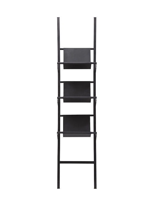 Kare Design Exposition Metallic Magazine Rack Black 39.5cm