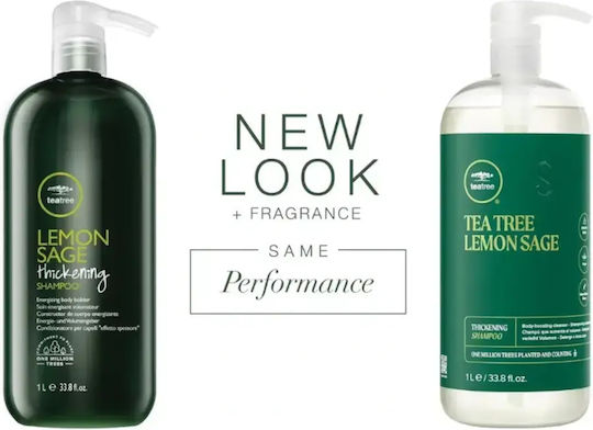 Paul Mitchell Lemon Sage Thickening Conditioner Όγκου για Φριζαρισμένα Μαλλιά 1000ml