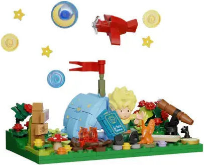 Pantasy Building Blocks The Little Prince Suitcase for 6 Plus Years