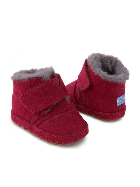 Toms Pantofi cu talpă moale pentru bebeluși Roșu Cuna