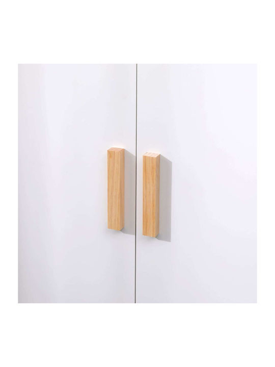 Two Door Wardrobe White