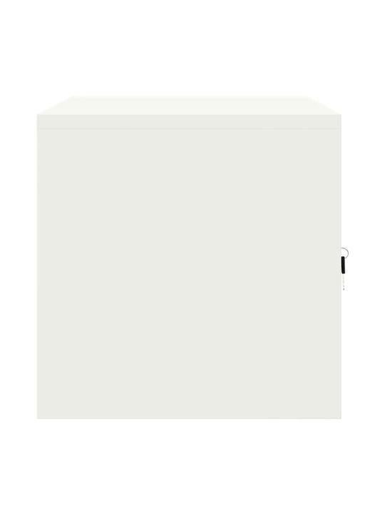 Cabinet de Birou Metalic Alb 80x40x40cm