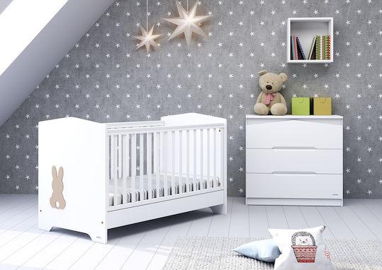 Casababy Πολυμορφική Κούνια Rabbit White & Beige