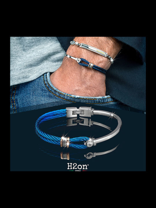 H2on Women's Bracelet made of Leather with Diamond